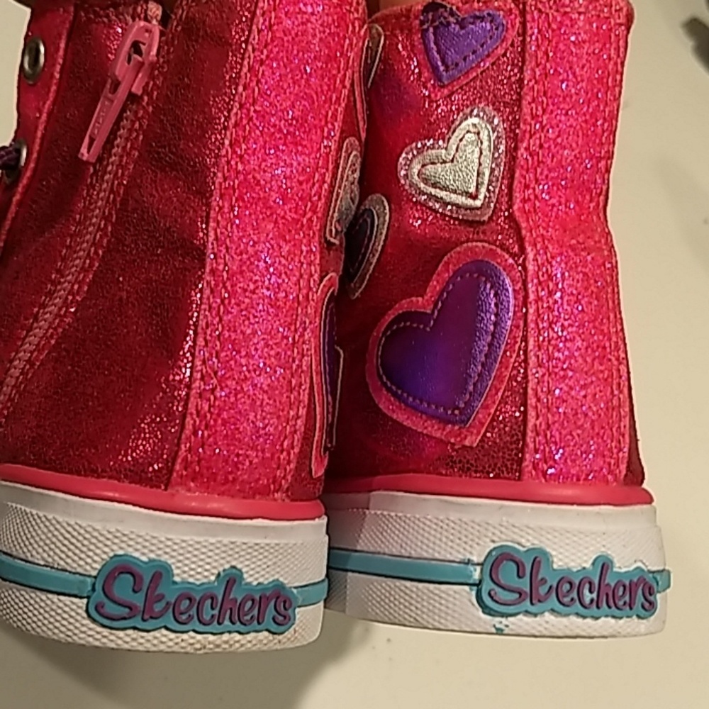 🌺Sketchers👭Girls SNEAKERS with light up. - Picture 7 of 8